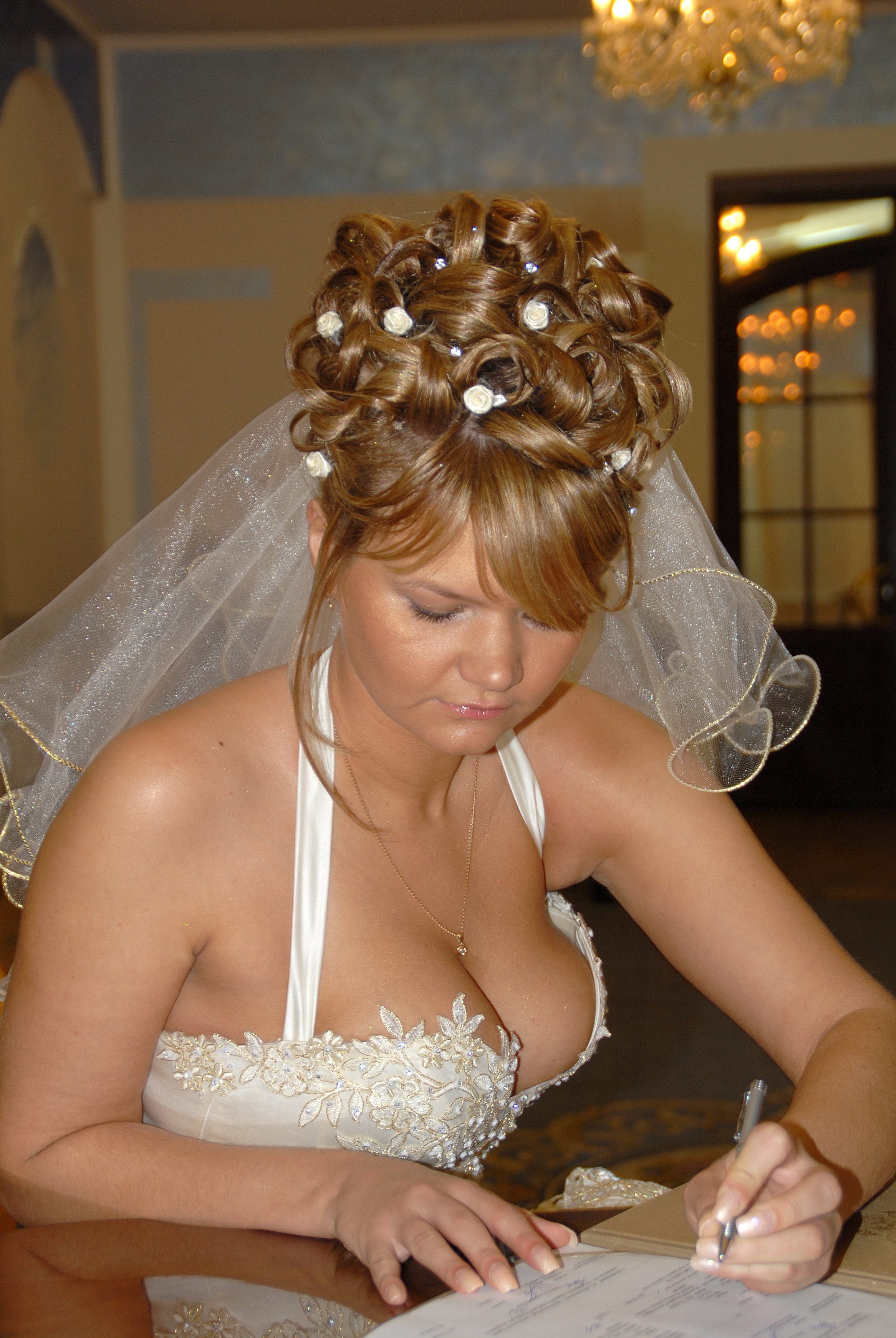 Huge tits bride cheats on her wedding day with the best man