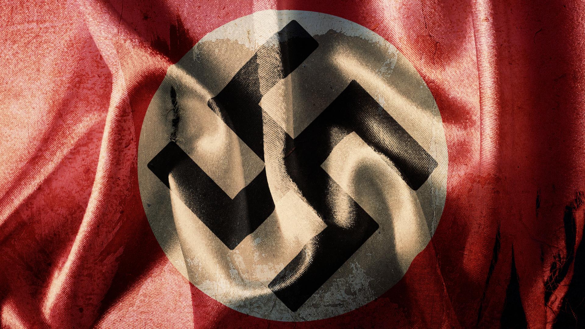 Фашистские орды. Флаг 3 рейха.